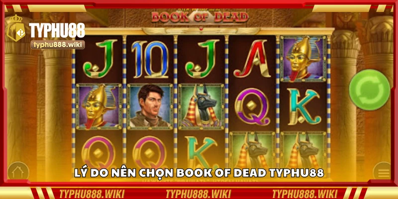 Các lý do nên chọn Book of Dead Typhu88