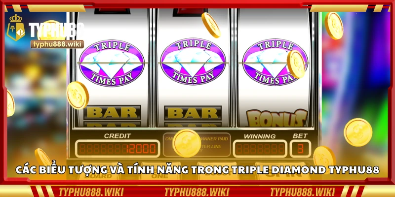 Biểu tượng và tính năng trong Triple Diamond Typhu88