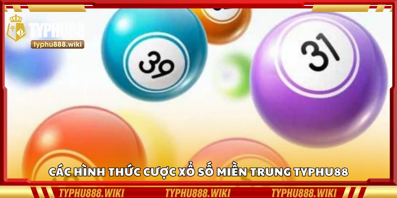 Các hình thức cược xổ số miền Trung Typhu88