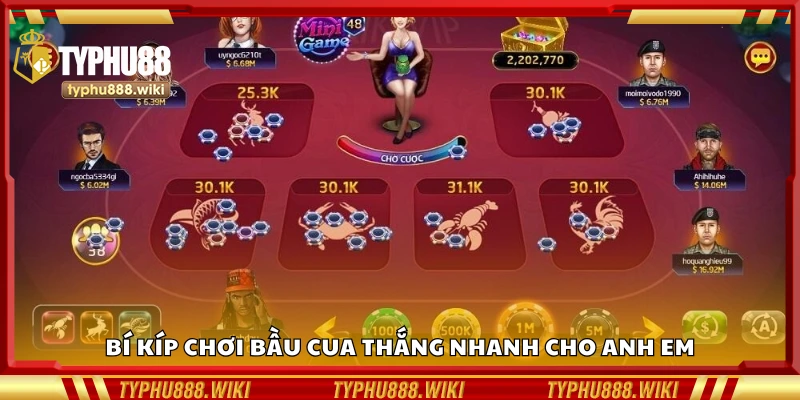 Kinh nghiệm chơi bầu cua thắng nhanh cho anh em